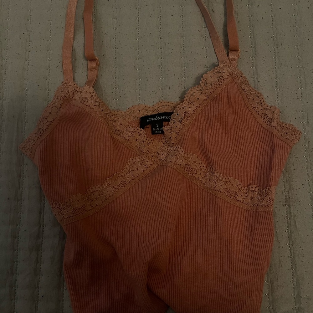 2 cute shirts one pink/orange and one white